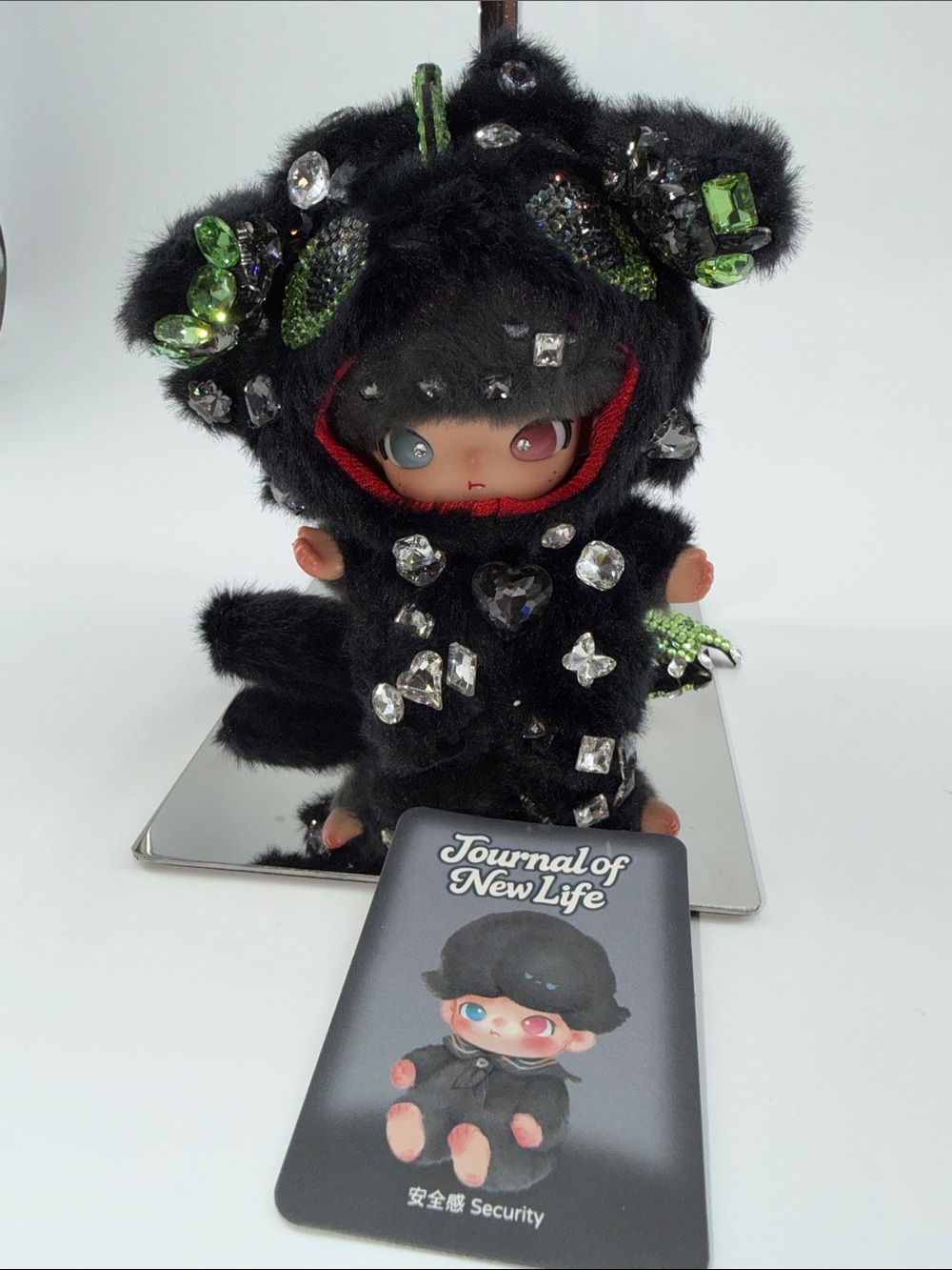 Authentic Dimoo Journal of New Life Security Dragon Crystal Plush NWT